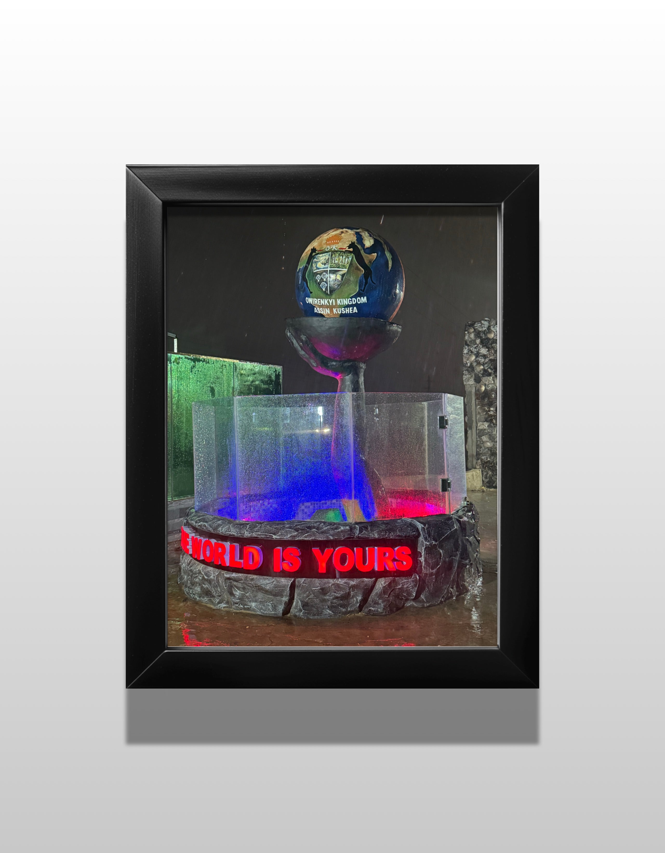 The World Is Yours - Owirenkyi Kingdom (Framed Poster Print)