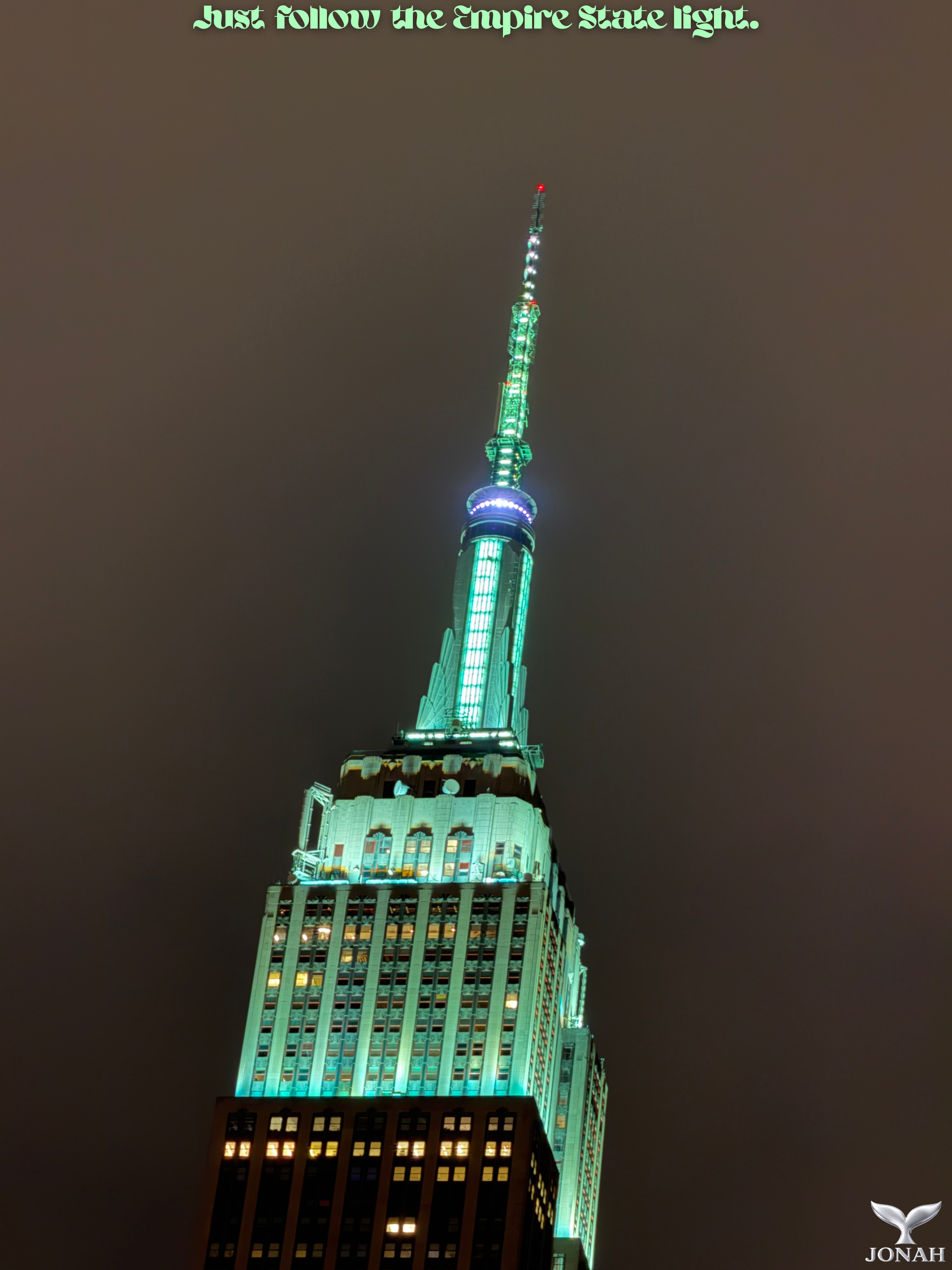 Just Follow The Empire State Light