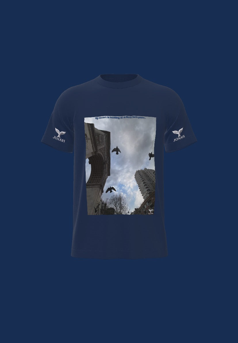 My Heart Is Beating At A New York Pace (Wings Tee)