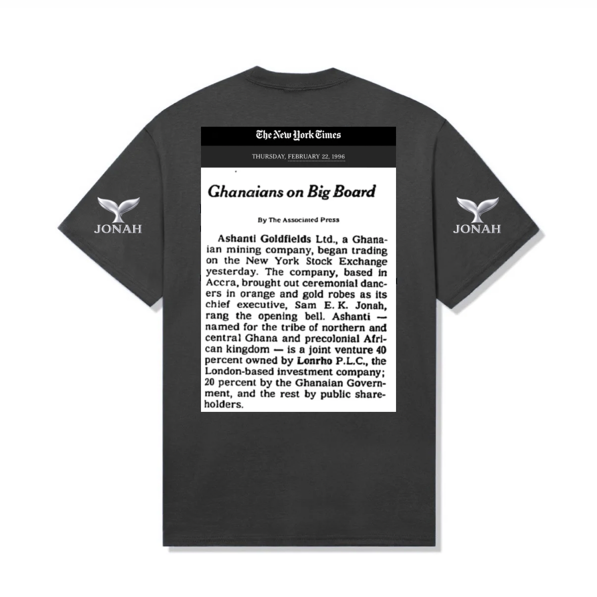 A031) Wings Tee (Ghana Gold)