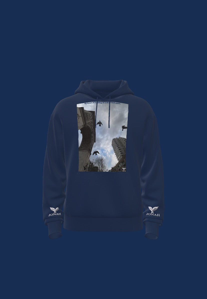 My Heart Is Beating At A New York Pace (Wings Hoodie)