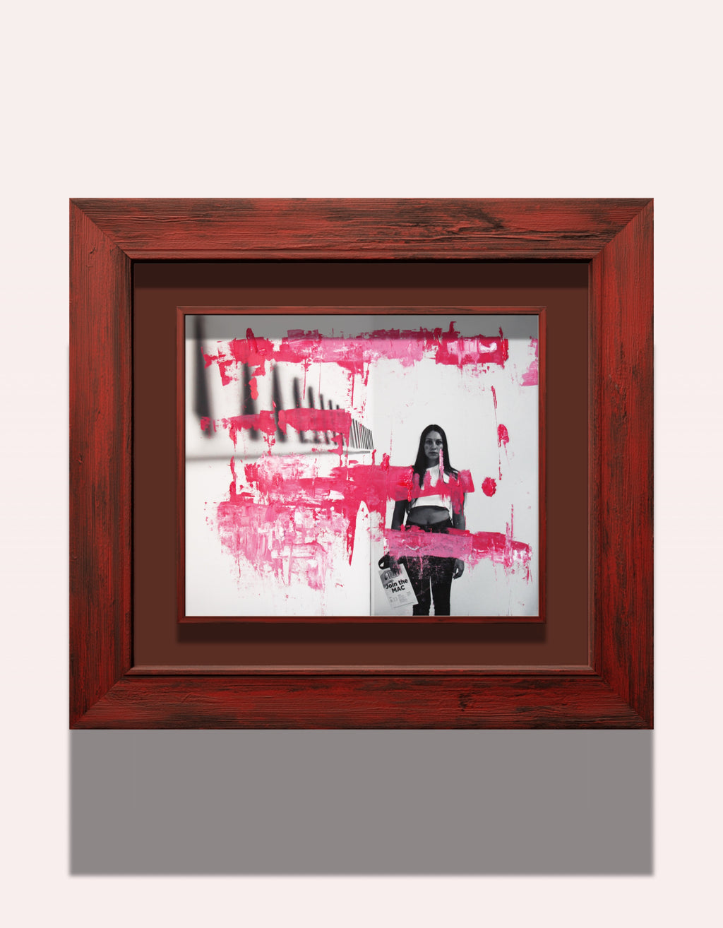 B000) Framed Poster Print (Mona In The Flesh (An Ode To Leonardo DaVinci))