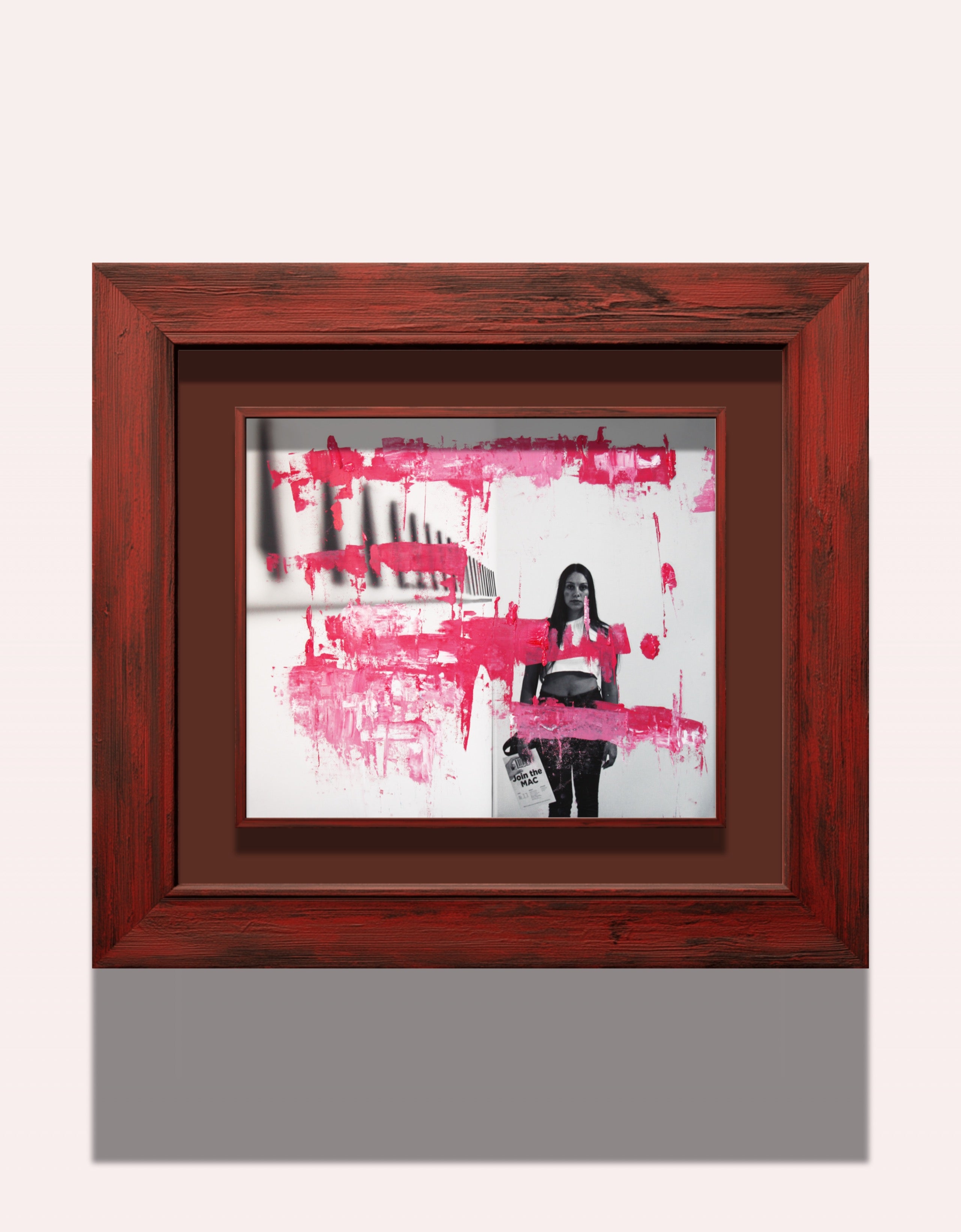 B000) Framed Poster Print (Mona In The Flesh (An Ode To Leonardo DaVinci))