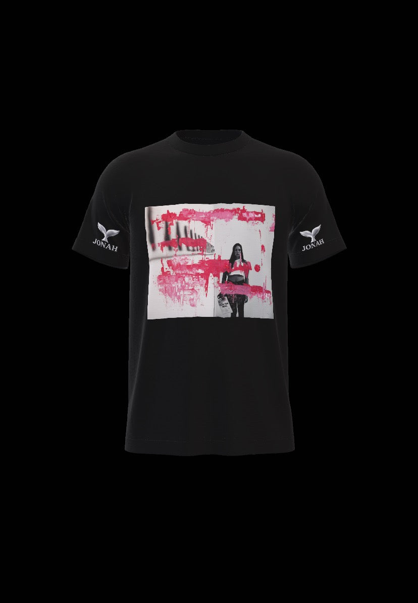 A000) Wings Tee (Mona In The Flesh (An Ode To Leonardo DaVinci))