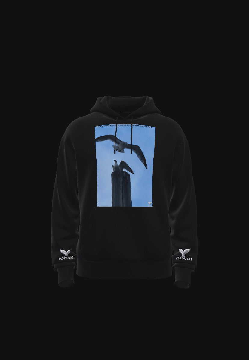 D006) Wings Hoodie (Do Unto Others As They Would Do Onto You And Do It First)