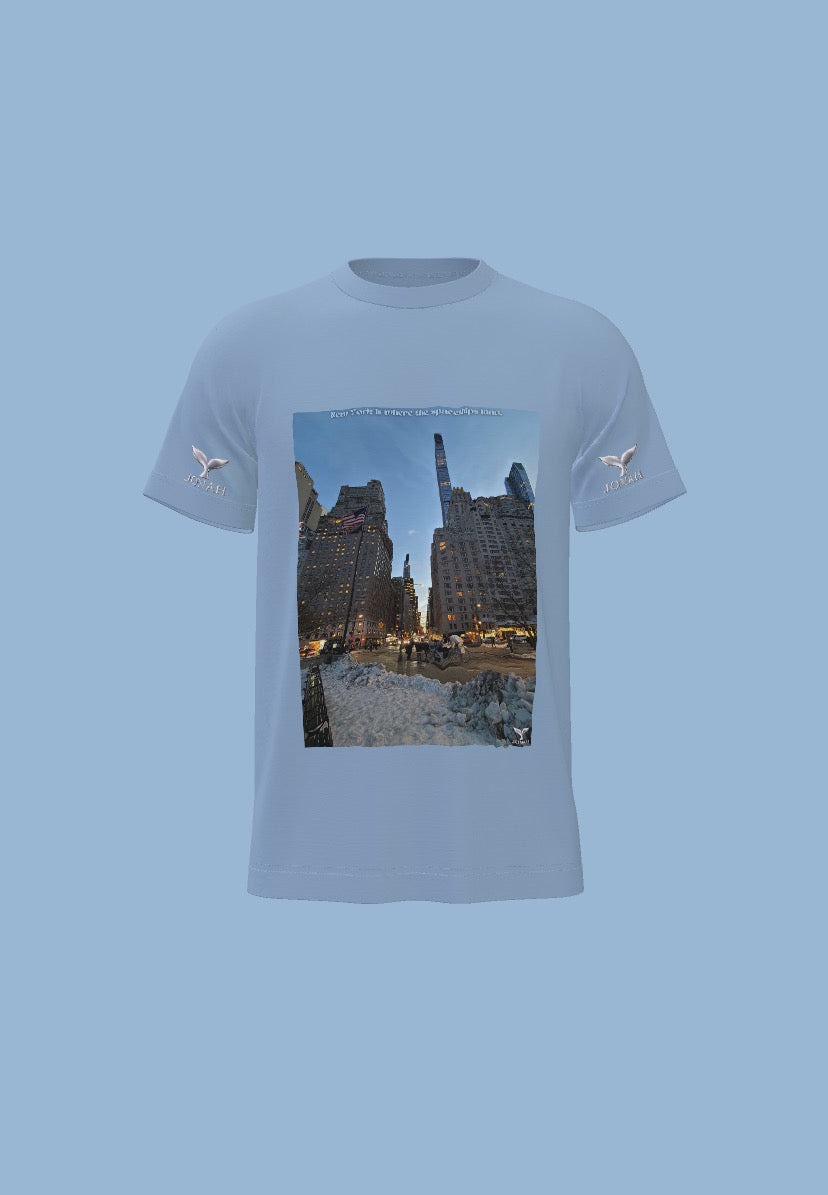 New York Is Where The Spaceships Land (Wings Tee)
