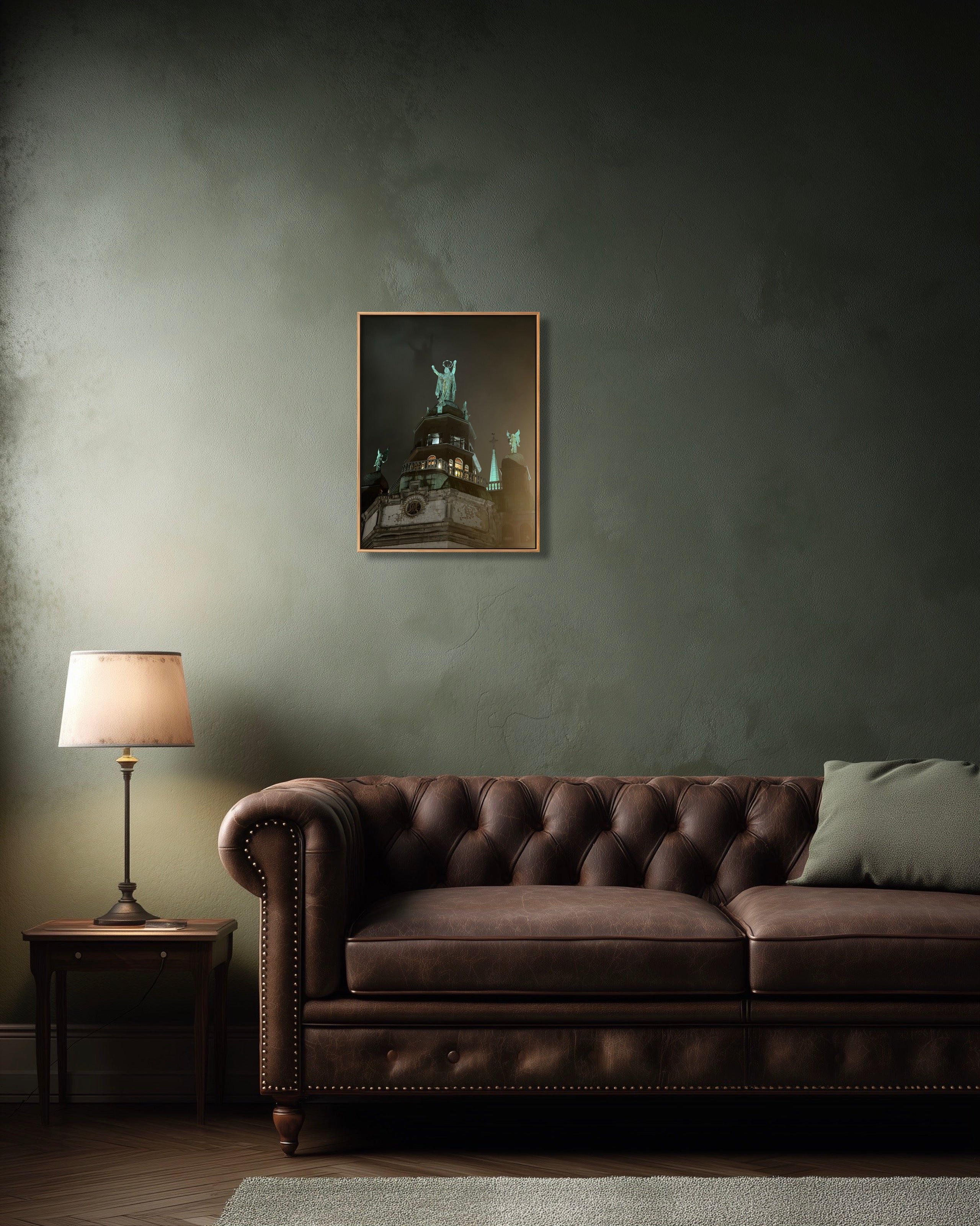 B001) Framed Poster Print (Don’t Shine Too Bright Near The Sun)