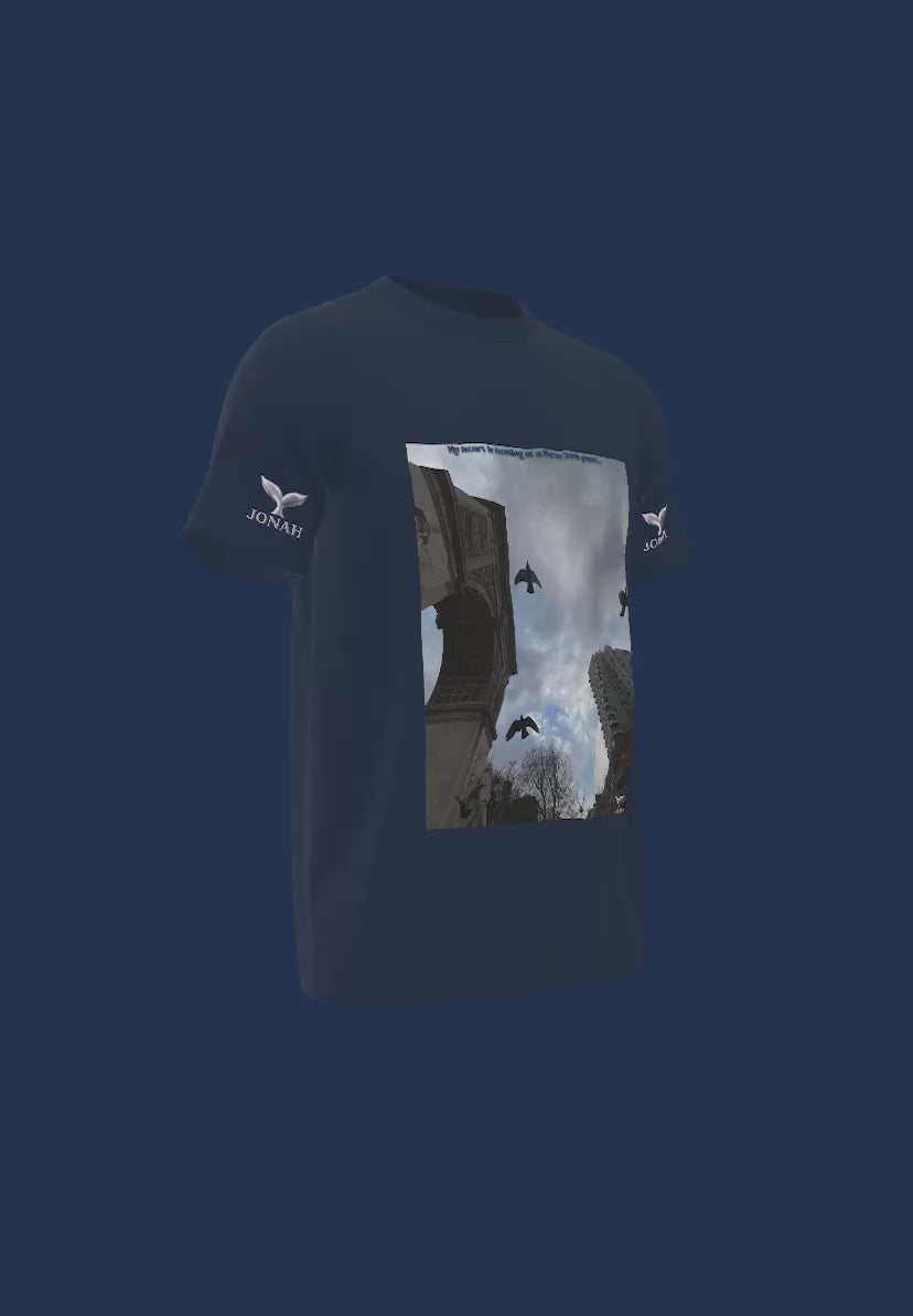 My Heart Is Beating At A New York Pace (Wings Tee)