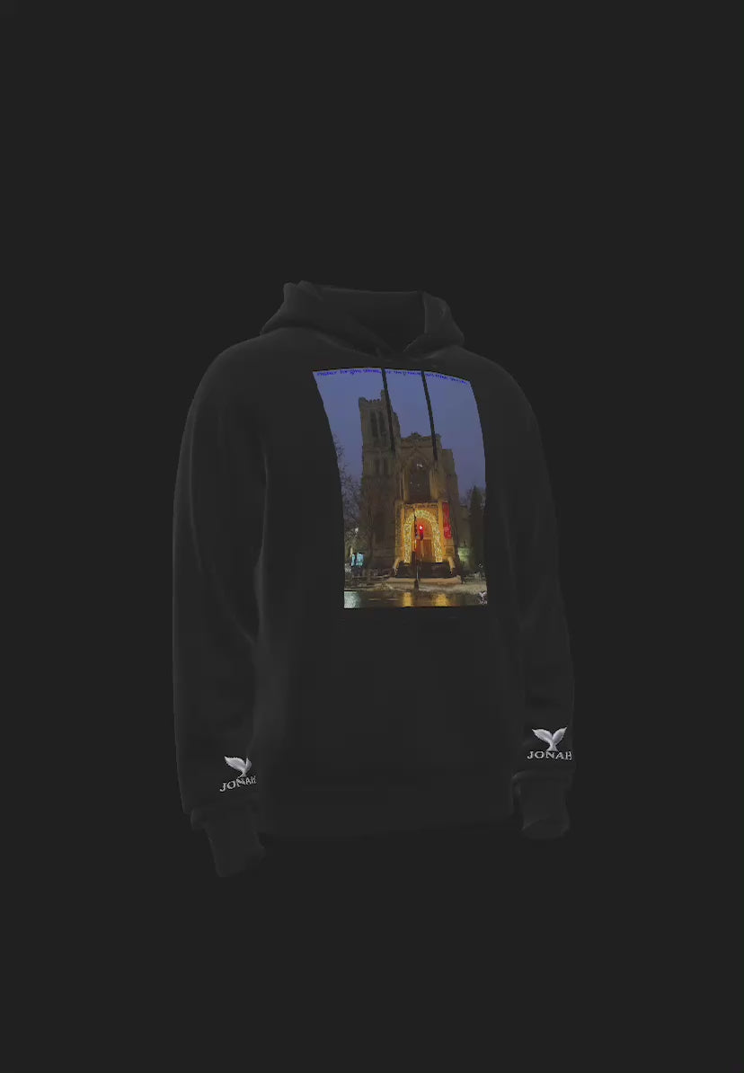 D007) Wings Hoodie (Father Forgive Them, For They Know Not What They Do)