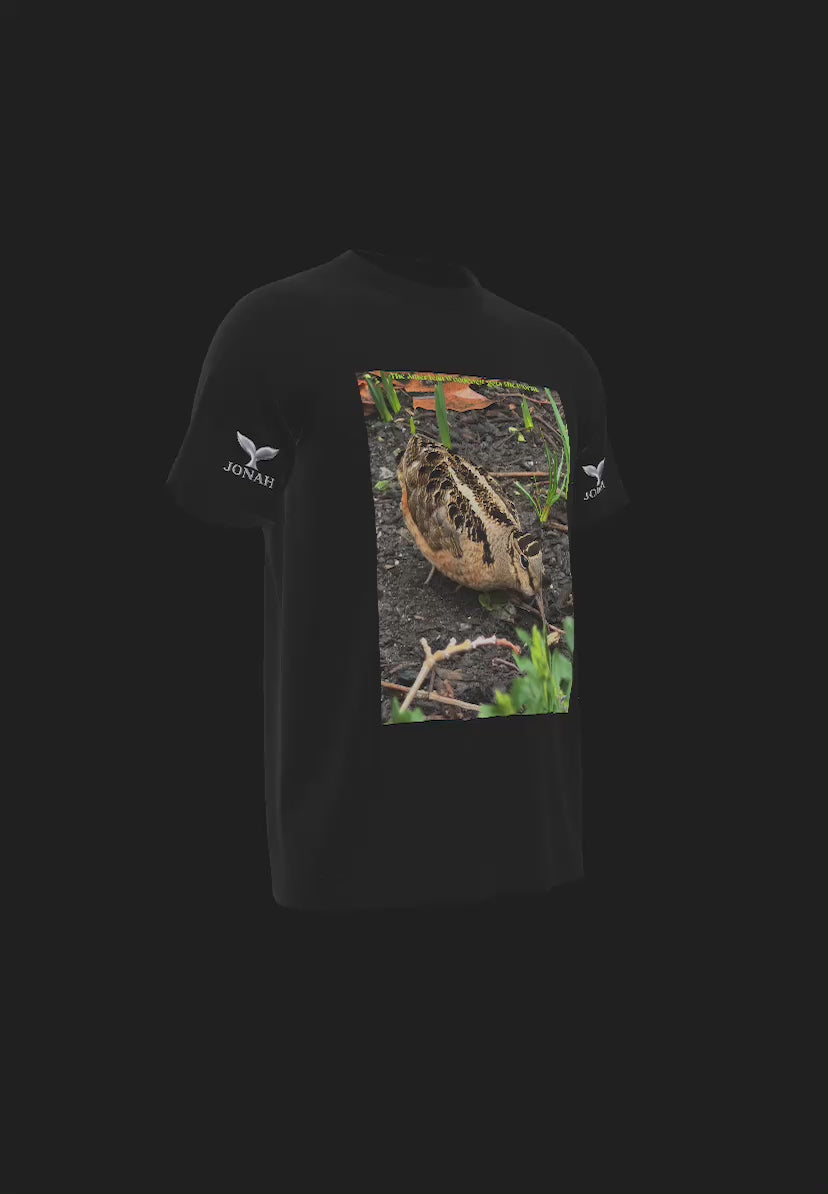 A010) Wings Tee (The American Woodcock Gets The Worm)