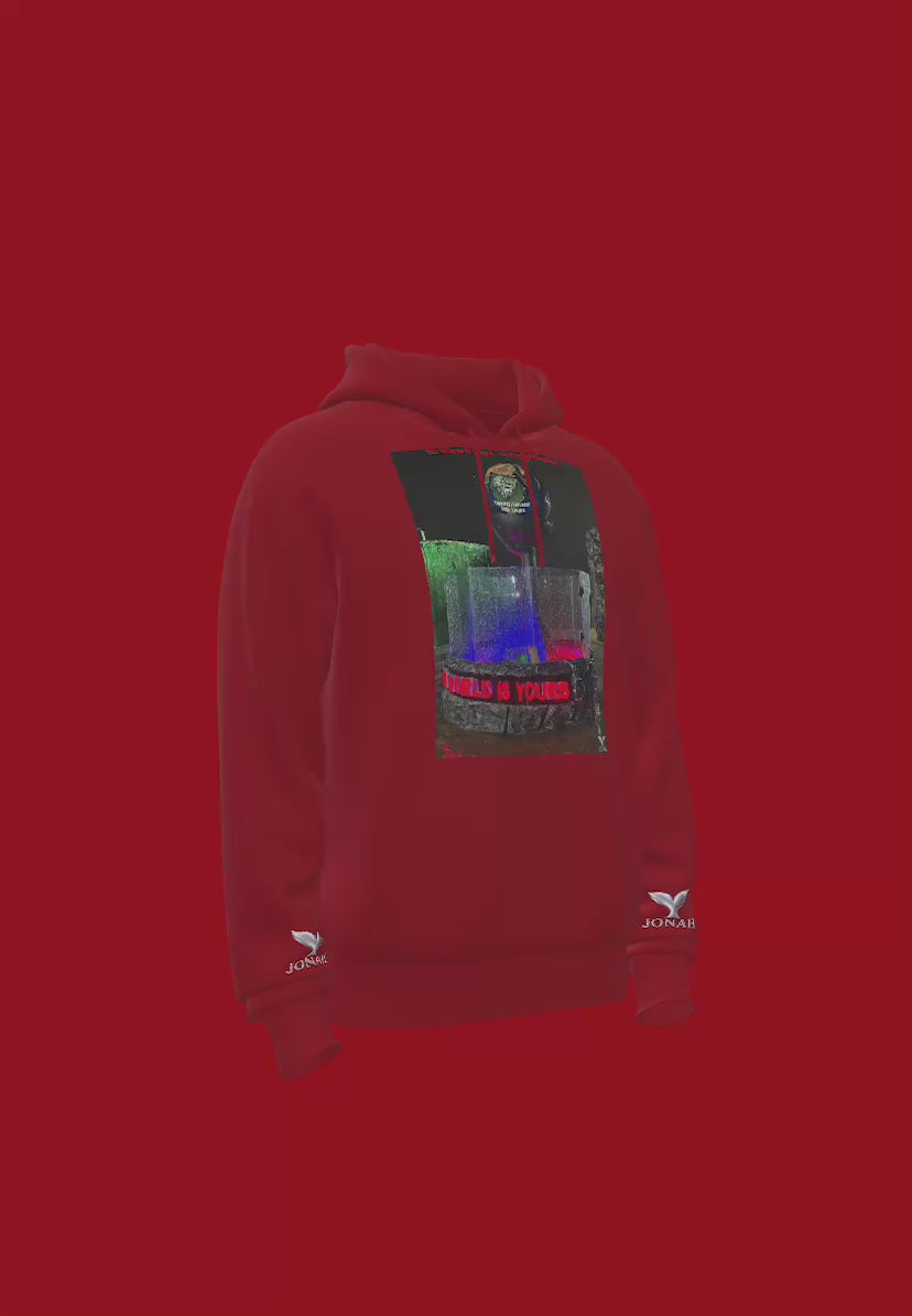 The World Is Yours - Owirenkyi Kingdom (Wings Hoodie) (Red)