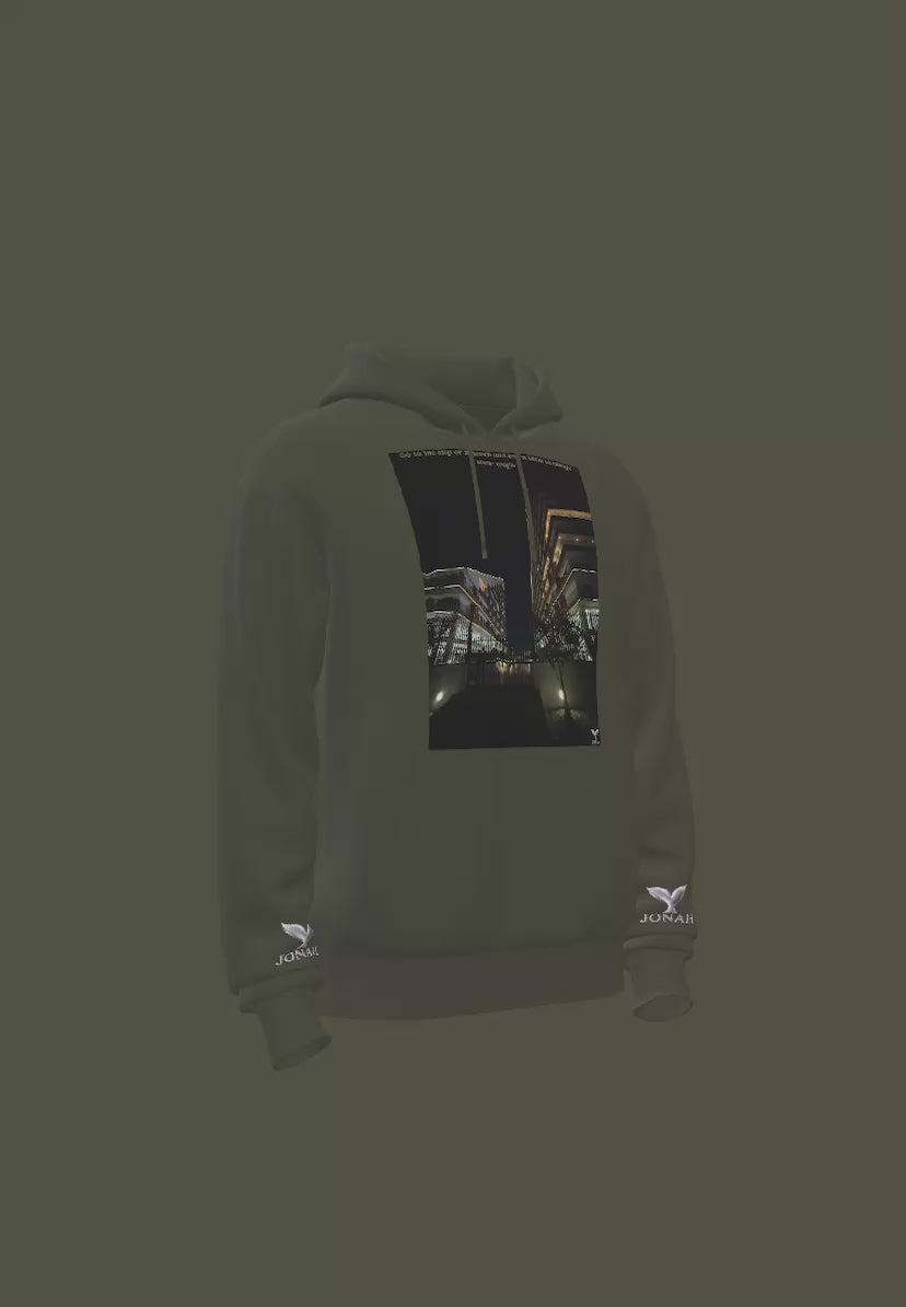 Go To The City Of Nineveh And Warn Them To Change Their Ways (Wings Hoodie)