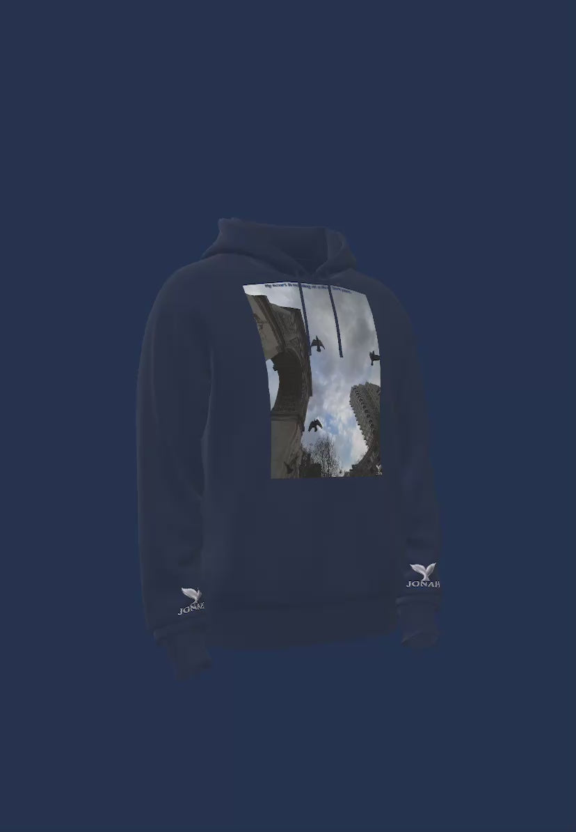 My Heart Is Beating At A New York Pace (Wings Hoodie)