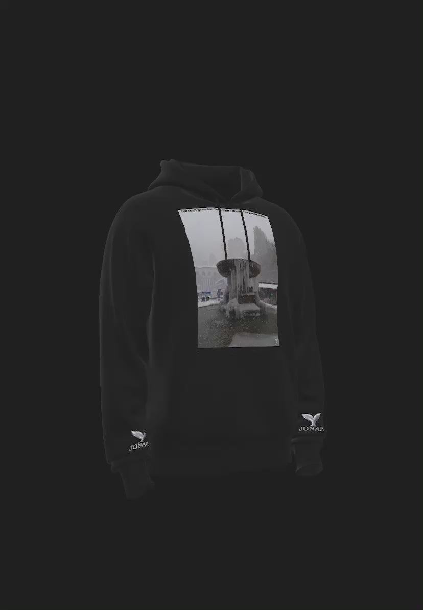 D009) Wings Hoodie (You Don’t Go To New York With A Dream, You Go With Money)
