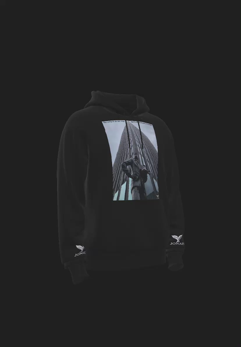 D002) Wings Hoodie (The Envy Is At The Top, The Bottom Is Just Jealousy)