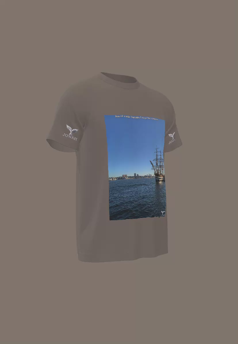 Son Of A Ship Captain, I Seen The Routes (Wings Tee)