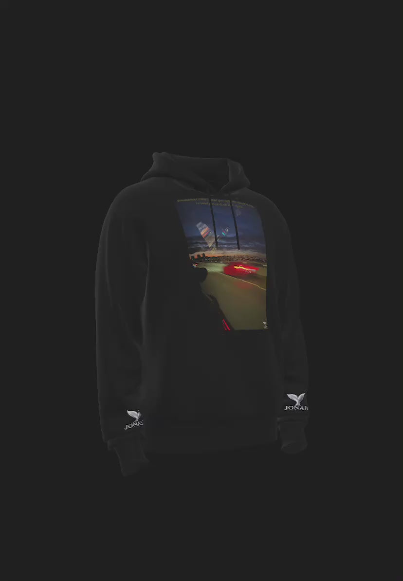 D004) Wings Hoodie (Sometimes I Wish I Could Go Back, But Then If I Could, I Would Just Do It All Over Again)