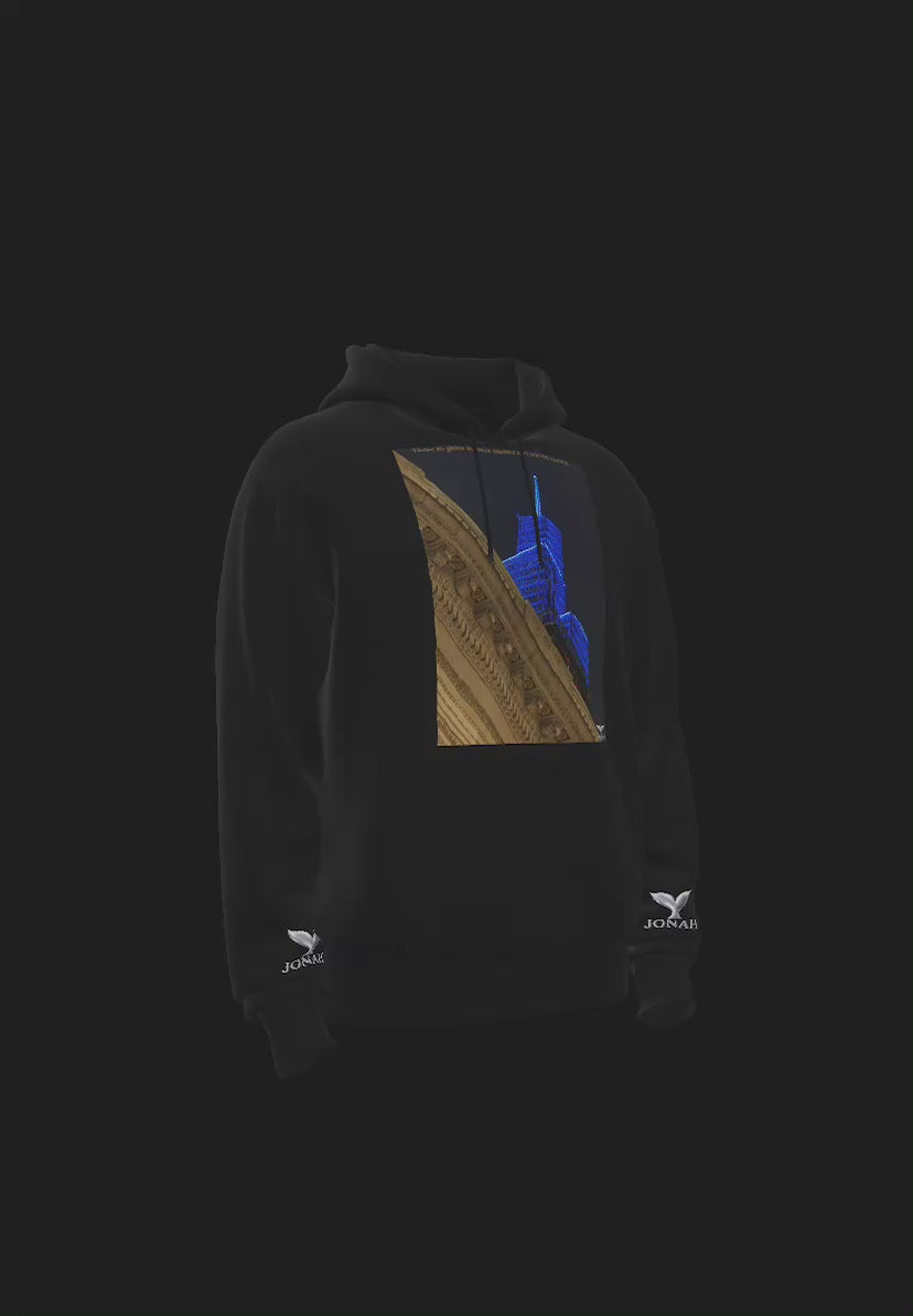 D013) Wings Hoodie (Those In Glass Houses Should Not Throw Stones)
