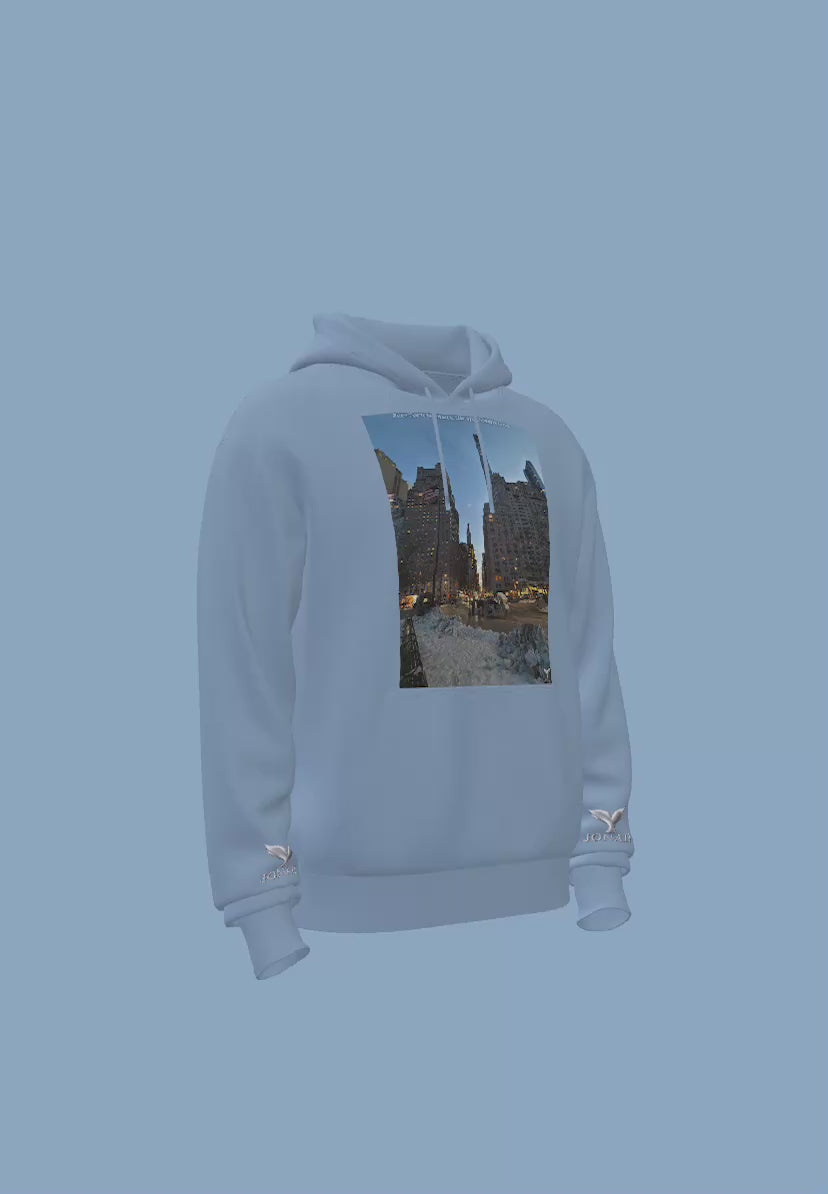 New York Is Where The Spaceships Land (Wings Hoodie)